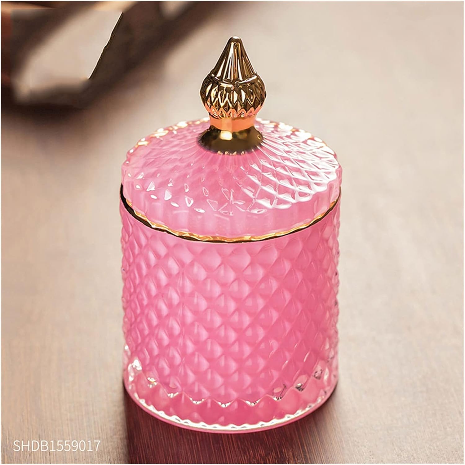 Memorials Urns,Handcrafted Funeral Urn for Ashes,Forever Memory Box Memorial Ceramic Pet Urn for Small Dogs, Cats,Rabbits, Small Animals(Glass) (Color : Pink) (Pink)