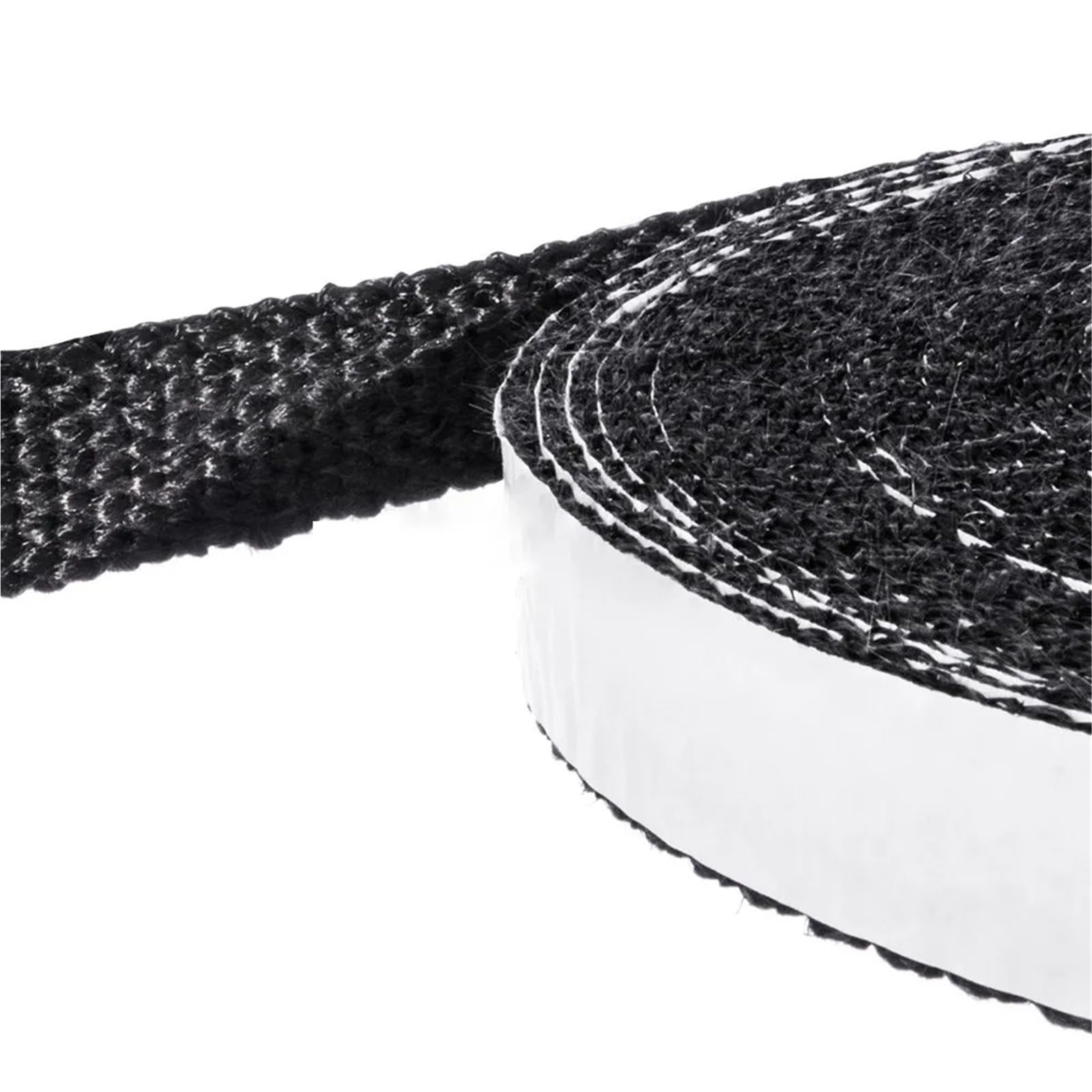 Guarnizione Stufa a Legna Corda for stufe piatte nere autoadesive | Sostituzione del cordone di tenuta della porta del caminetto in fibra di vetro(2x10mm 3.0M)