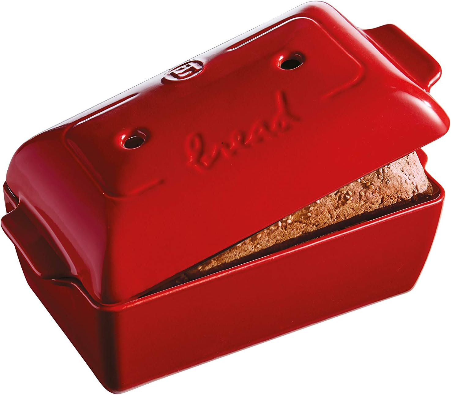 Burgundy Bread Loaf Baker, 11.02 x 5.12 x 4.72in