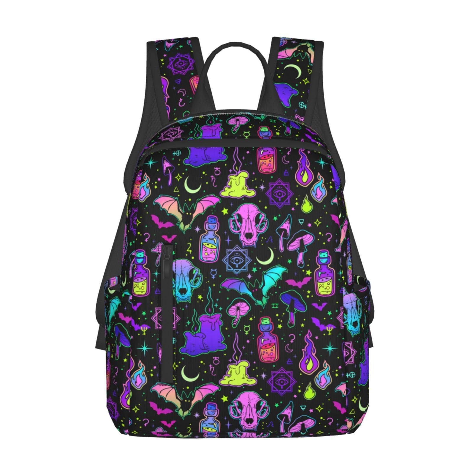 Yaxinduobao Travel Laptop Backpack Business Anti Theft Durable Gothic Magic Witch Witchy Backpack College Daypack Gifts For Men & Women