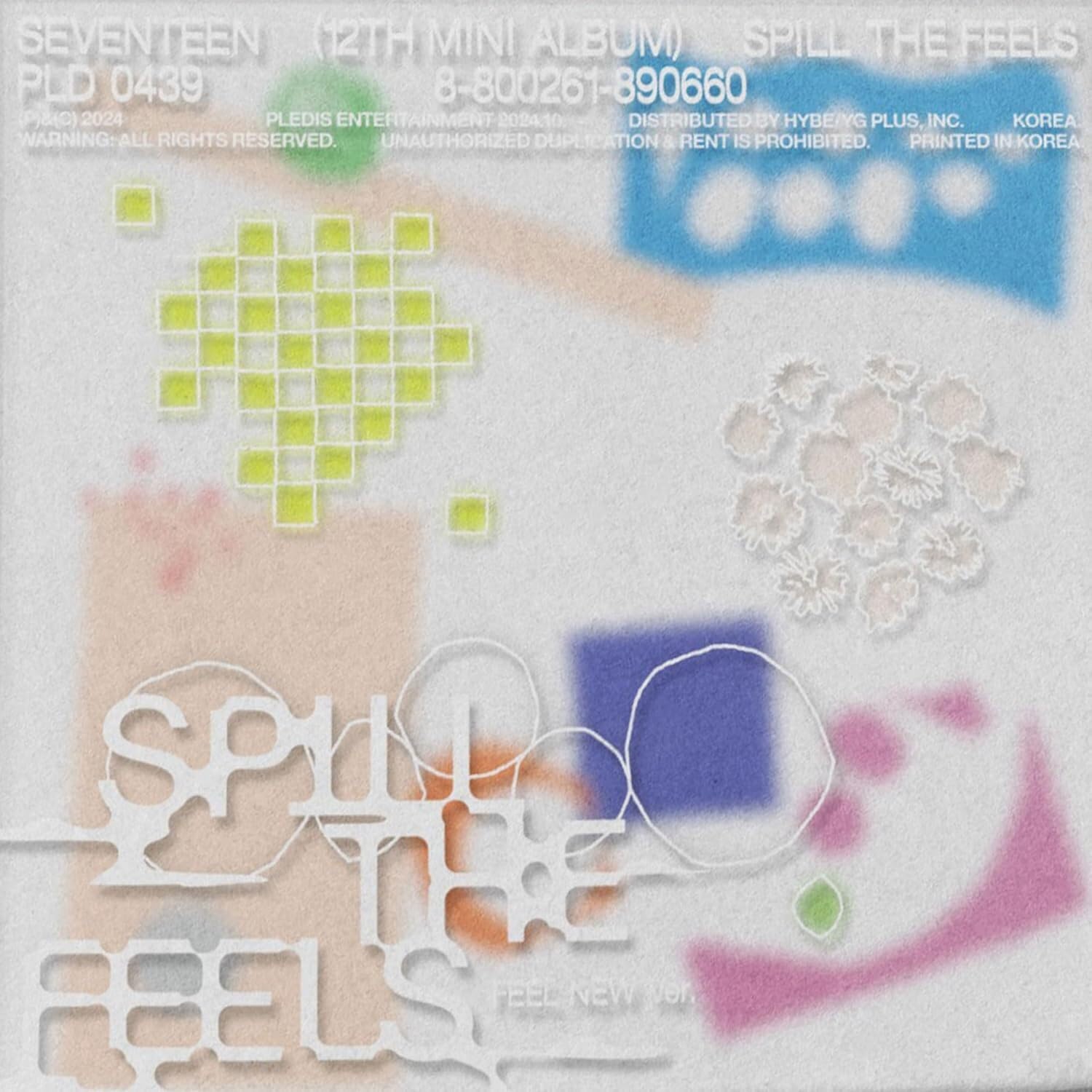 SEVENTEEN 12th Mini Album 'SPILL THE FEELS' FEEL NEW Ver.