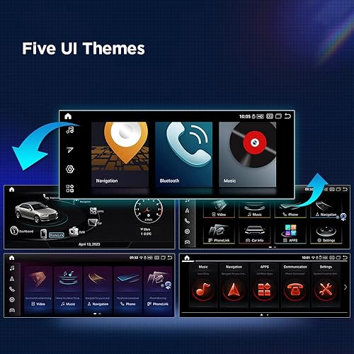 Miniatura 6 de XTRONS Pantalla táctil de coche IPS de 12.3 pulgadas para Audi A4 S4 RS4 A5 S5 RS5 Radio de conciertosinfonía, Android 12 Radio estéreo para