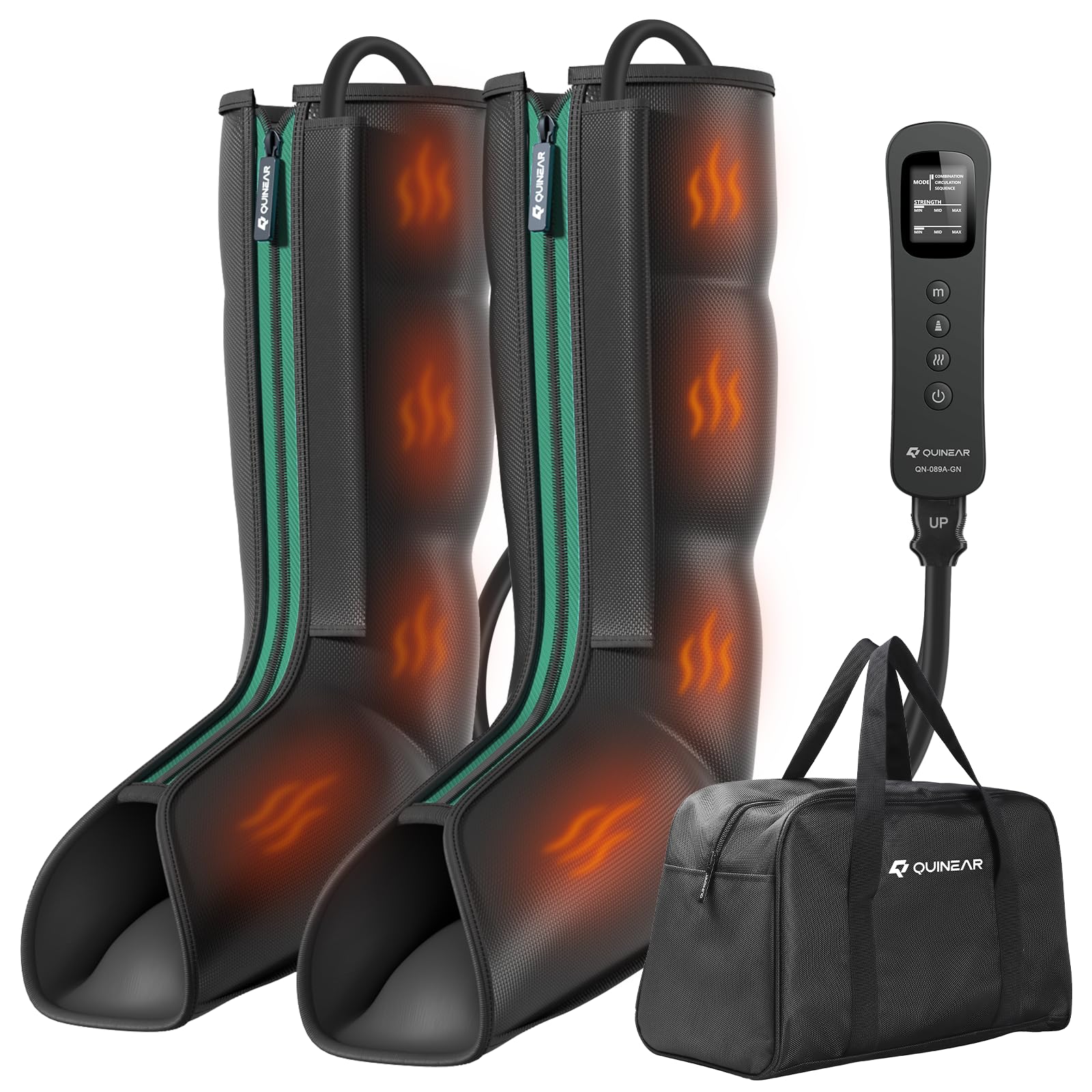 QUINEAR Leg Massager with Heat and Compression