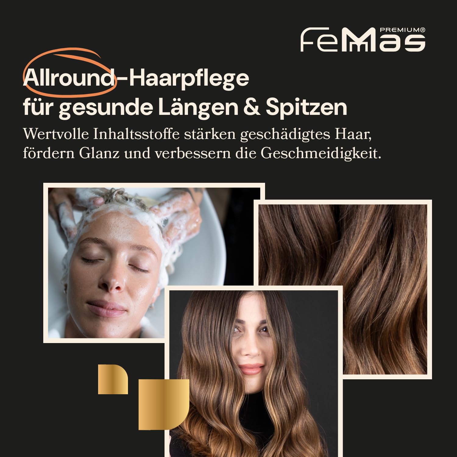 FemMas Argan & Keratin Shampoo 1L + FemMas Argan & Keratin Maske 1L mit Pumpe