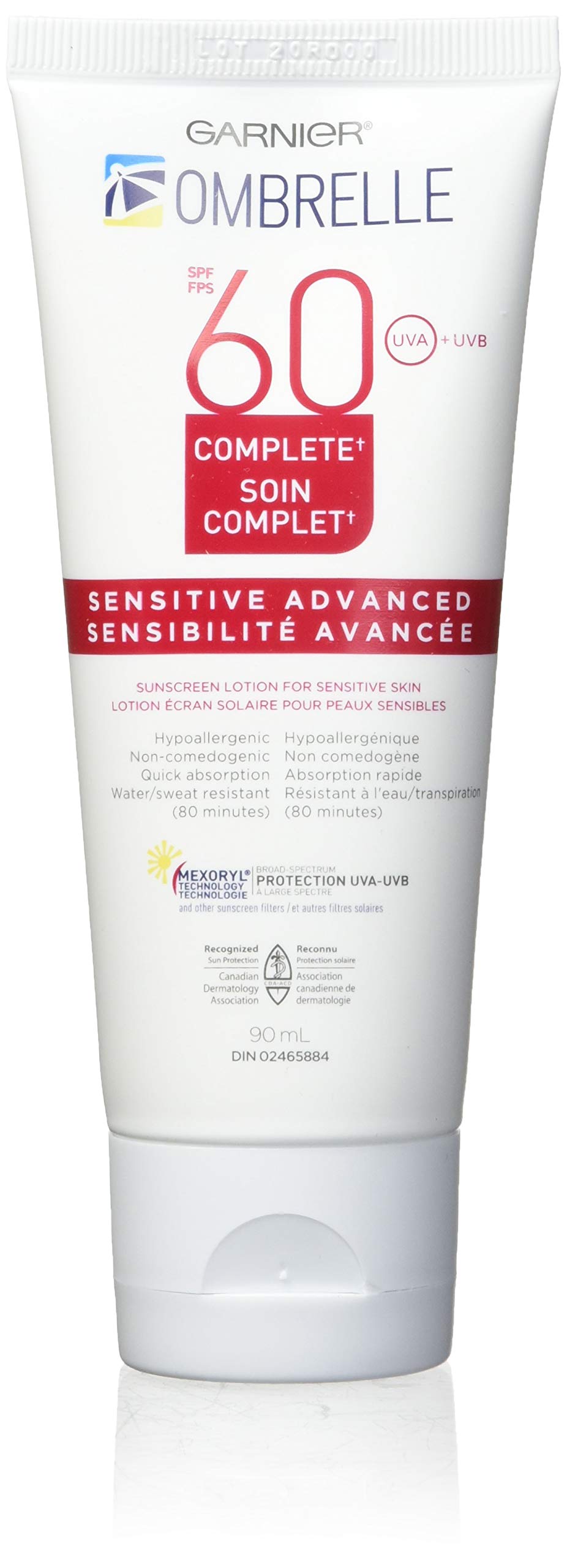 garnier ombrelle sensitive spf 60