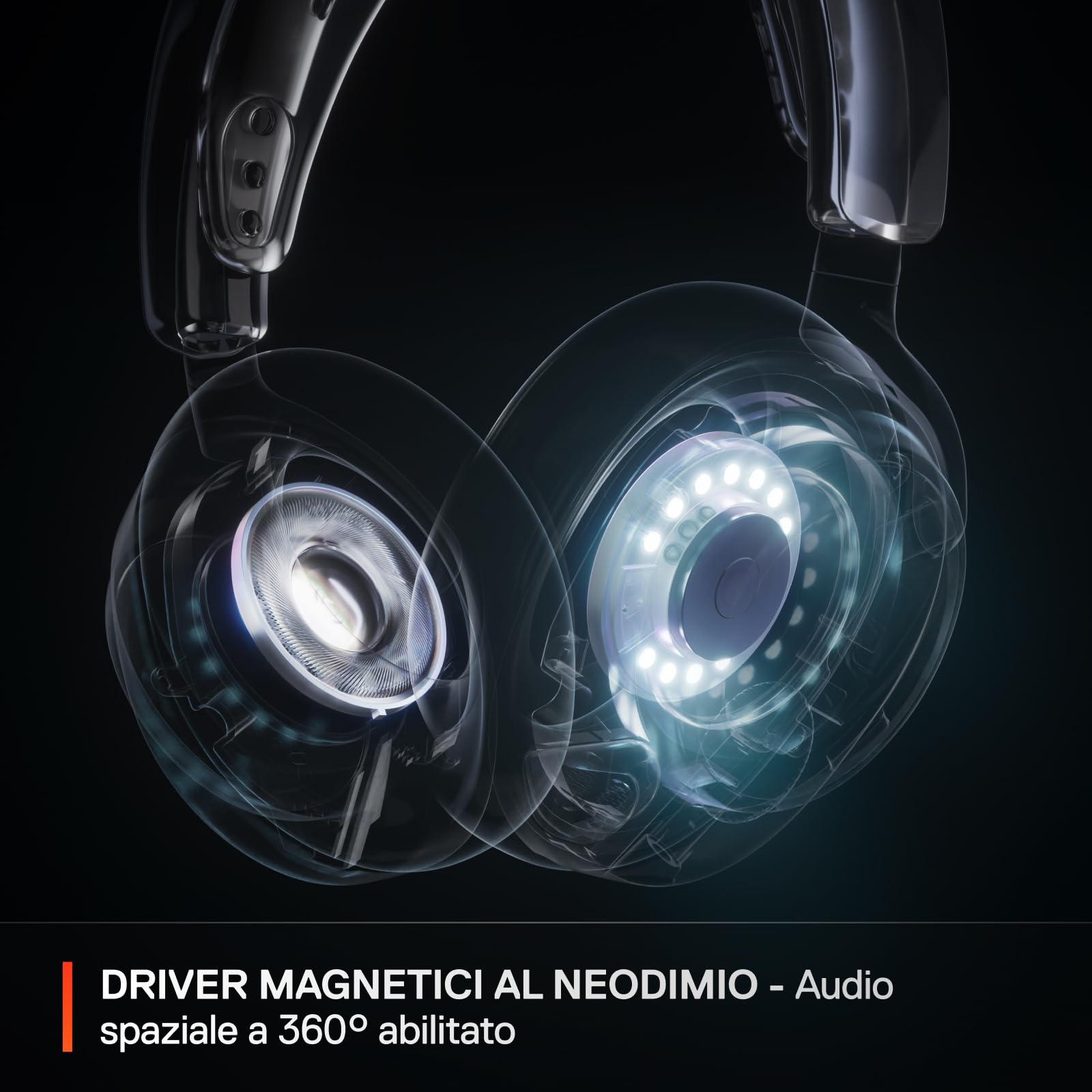 SteelSeries Arctis Nova Pro X Cuffie da gaming wireless multi-sistema driver magnetici al neodimio cancellazione attiva del rumore Infinity Power System Xbox PC PS5 Switch Mobile