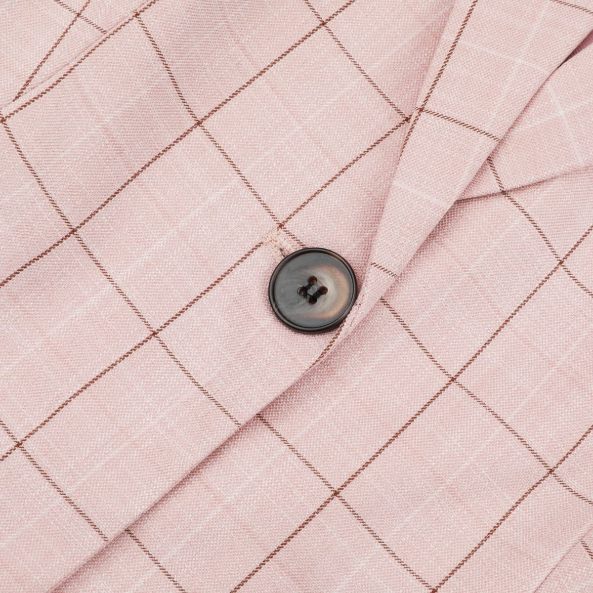 YUNCLOS Traje de 2 piezas a cuadros para mujer, manga larga, elegante, formal, oficina, un botón, blazer y pantalón