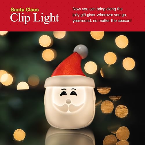 Miniatura 2 de Lights by Night Luz de clip de Papá Noel, luces de Navidad, adornos de Navidad, clip de mosquetón, luz nocturna, accesorios de mochila, luces a