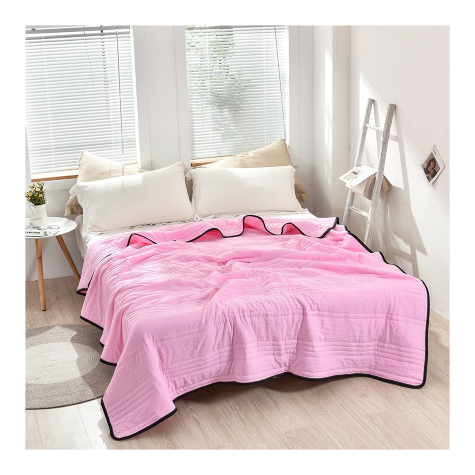 EBzvblxm Cooling Blanket for Summer, Summer Air Condition Cooling Blanket For Bed Hot Sleepers Multicolor Multiple Sizes(Pink,100x150)