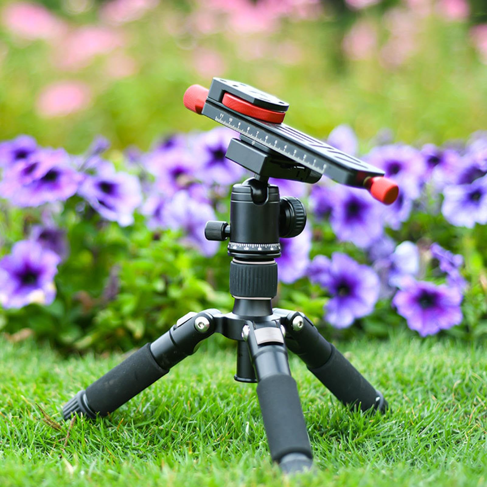 Treppiede per telefono : supporto da scrivania regolabile | Supporto per fotocamera portatile, treppiede ad angolo stabile, pratico accessorio fotografico per trasmissione notturna, Gra