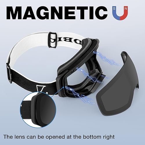 Miniatura 4 de DBIO Ski Goggles Replacement Lenses, Extra Snowboard Snow Goggles Lens