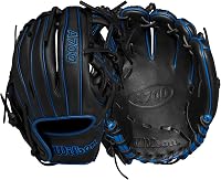 Wilson 2024 A700 PF 11.25" Infield Baseball Glove - Black/Royal Right Hand Throw Pro Feel Mitt