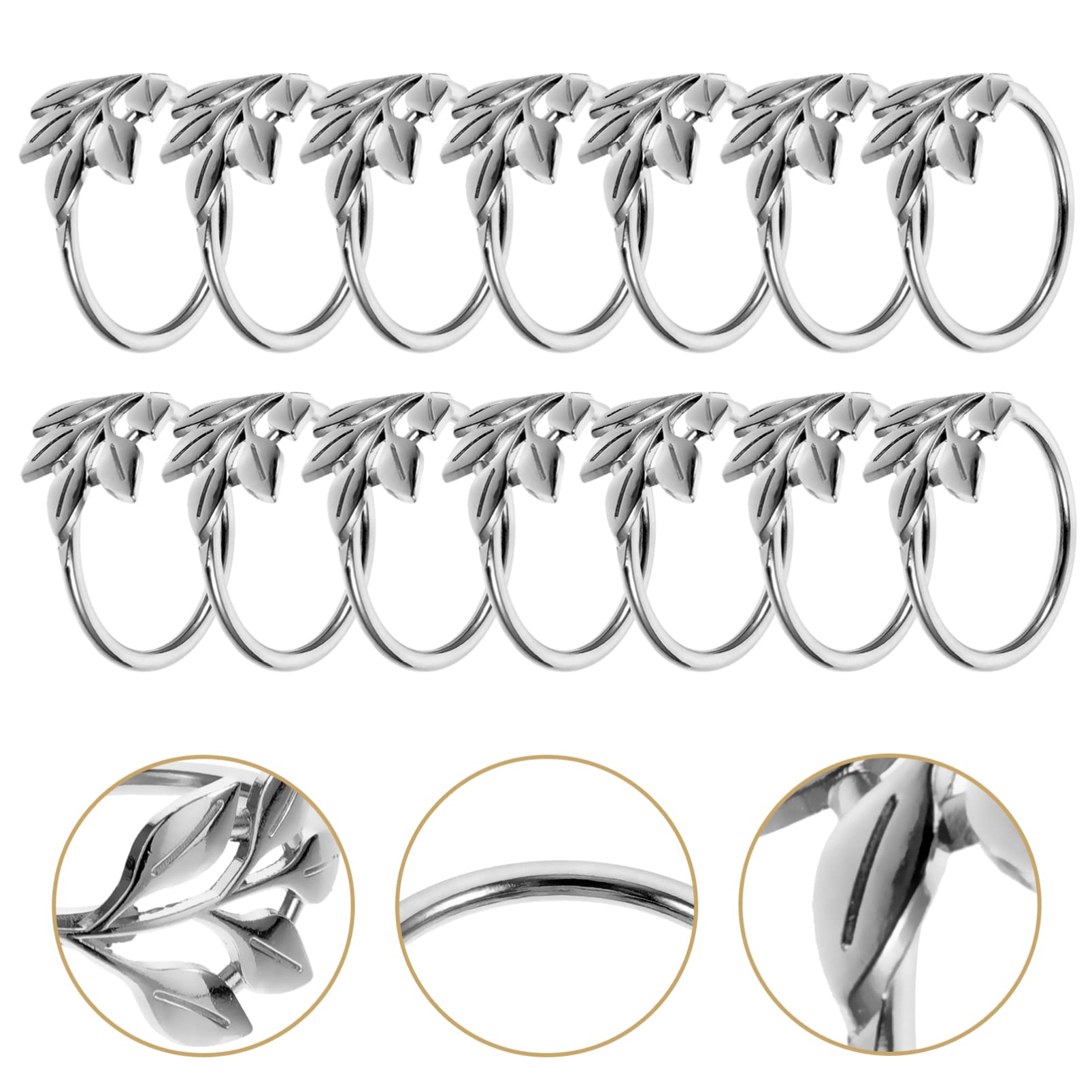 Mikinona 5 Sätze Teiliges Napkin Rings Aus Metall Mit Design Serviettenringe Für Tischdeko Festliche Dinner Hochzeiten Und Familienfeiern Langlebig Und Stilvoll 20 Stück * 5