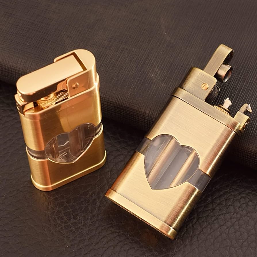 Amazon.com: Retro Kerosene Lighter, Transparent Visible Fuel