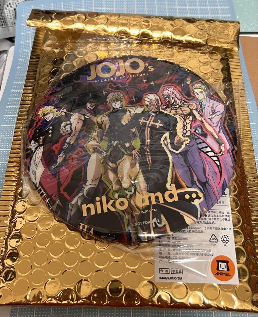ジョジョの奇妙な冒険 niko and グリッター缶バッジ ディアボロ 上海限定