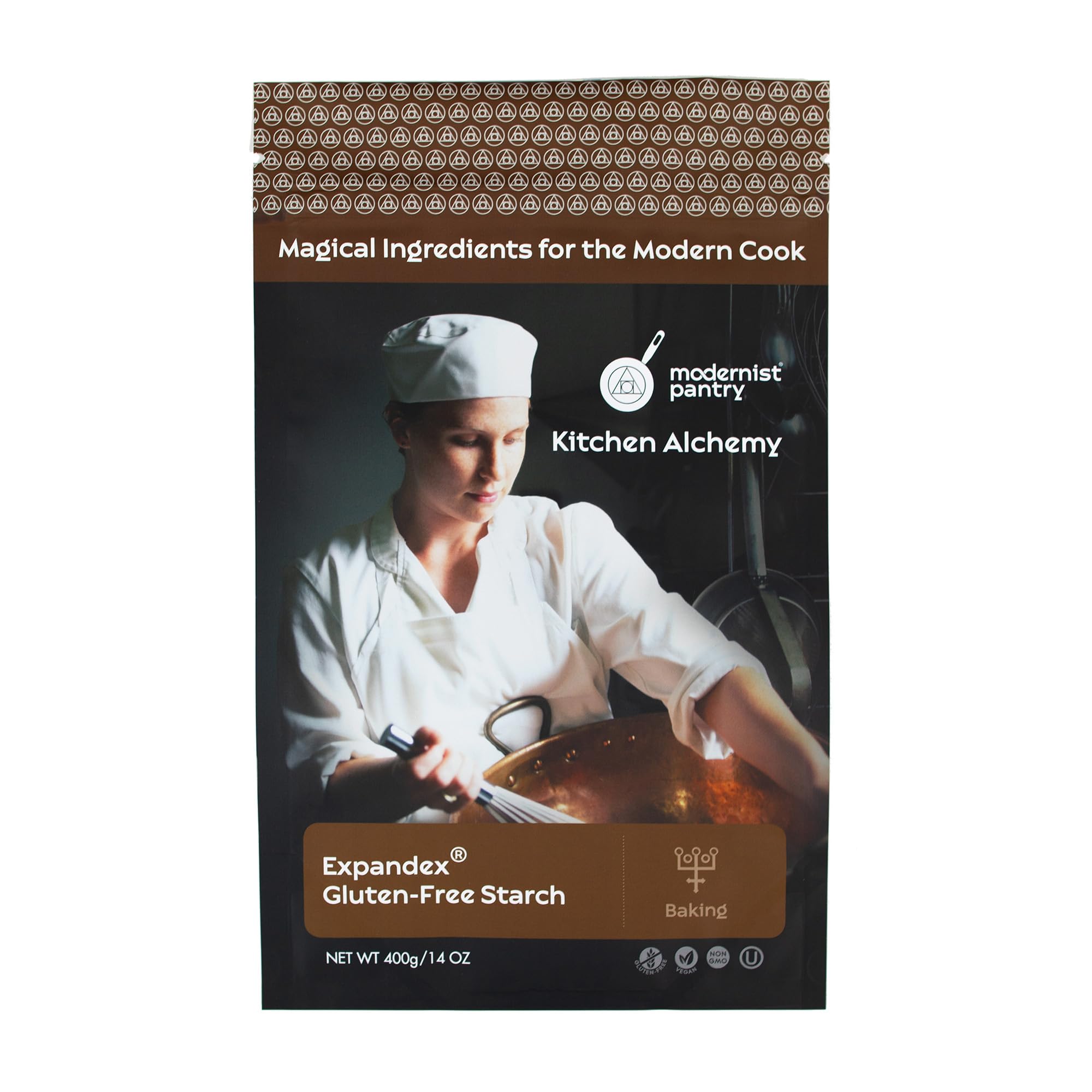 Improved Expandex GF Tapioca Starch - 400g/14oz ⊘ Non-GMO Gluten-Free Vegan OU Kosher Certified (Perfect for Gluten-Free Baking)