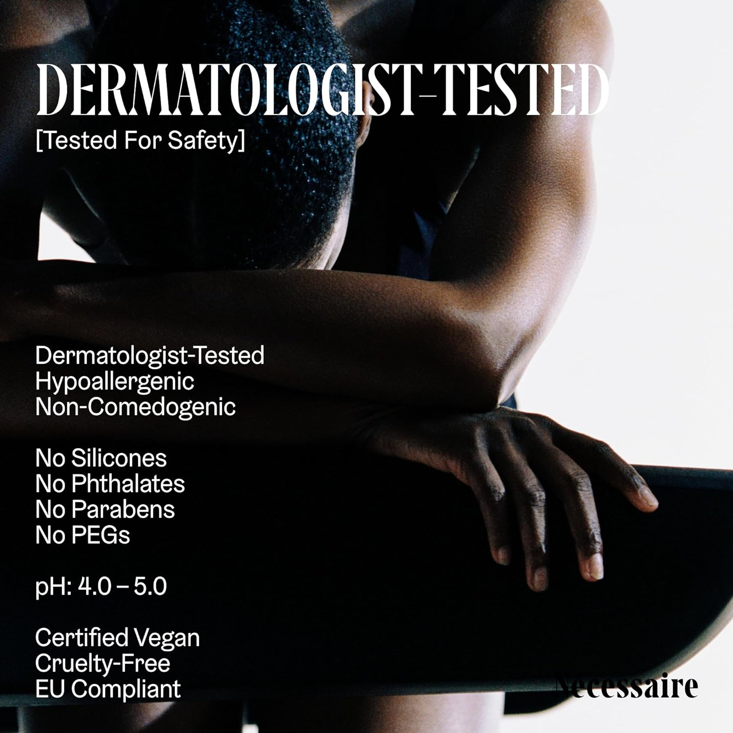 Nécessaire The Body Peel. Resurfacing Serum for KP, Ingrowns, Strawberry Skin and Discoloration. 10% AHA, 1% BHA, 1% PHA, Peeling Peptide. Dermatologist-Tested. Hypoallergenic. Non-Comedogenic. 150ml - Image 6