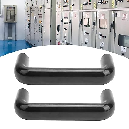 Excluzo Set of 2 Door Pull Handle, 2Pcs 224g Industrial Machine Pull for High and Low Voltage Cabinets for Welding Machines for Industrial Equipment