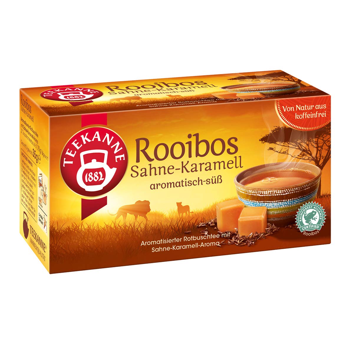 Teekanne Rooibos Sahne - Karamell 12er Pack