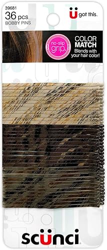 Miniatura 7 de Scunci 48pk Bobby Pins Marrón, Conair Corporation,6739206a02