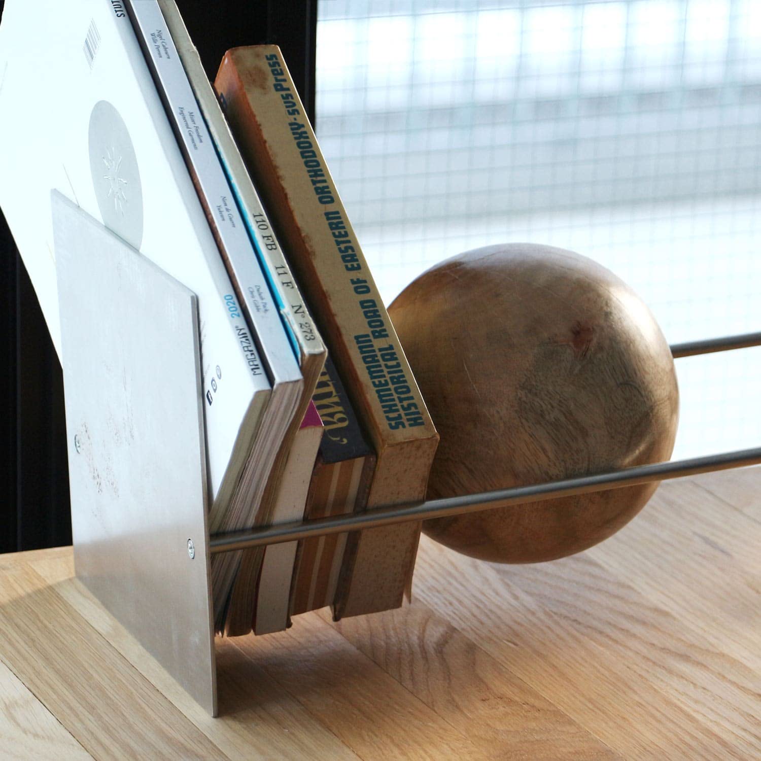 Amazon.co.jp: Slope Book End スロープブックエンド (シルバー