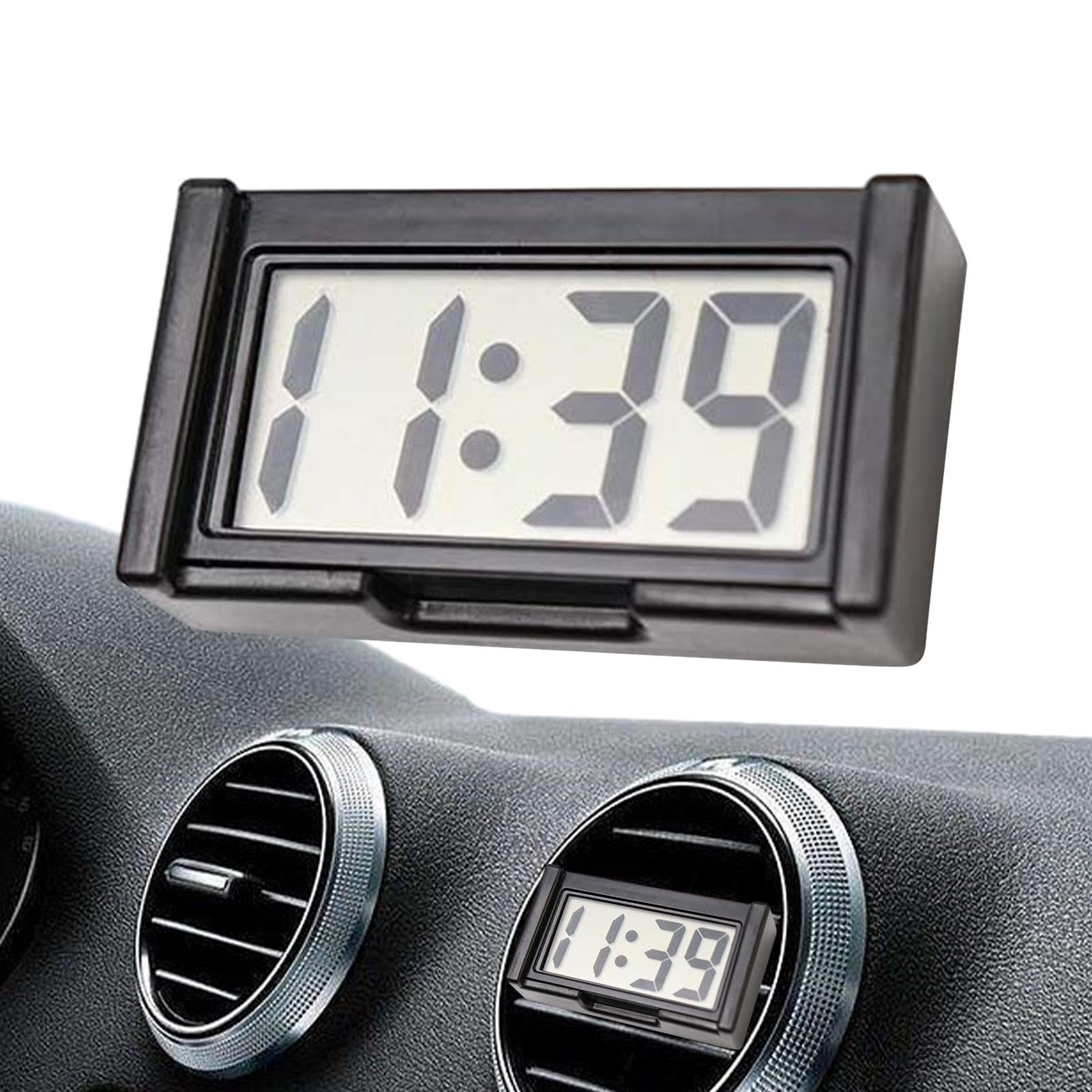 Amazon.co.jp: ポータブルミニデジタル時計、小型デジタル時計 、 車の