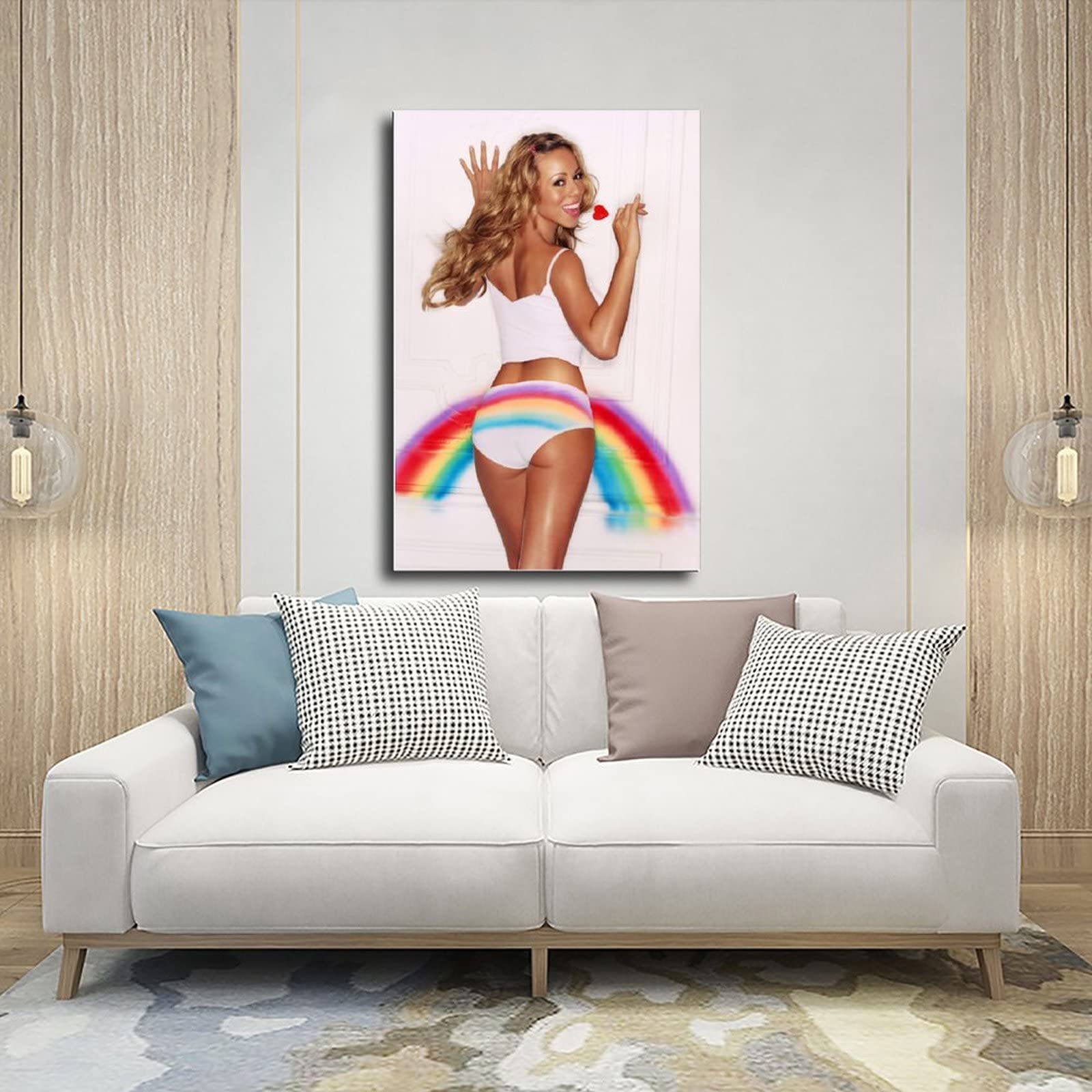 Poster Mariah Carey (23) Sur Toile Pour Décoration Murale Pour Salon, Chambre à Coucher, Sans Cadre, 50 X 75 Cm