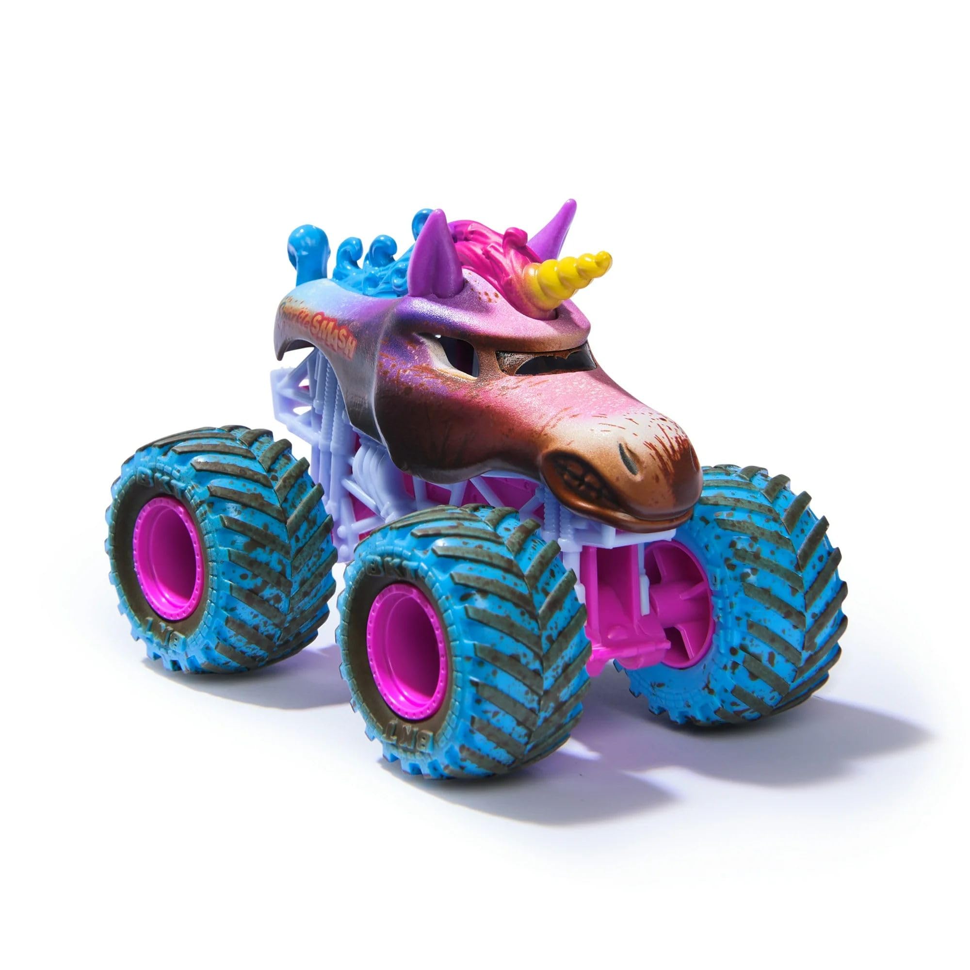 Monster Jam Mud Blasters Color Change Series 2 1:64 Scale Diecast Monster Truck Sparkle Smash
