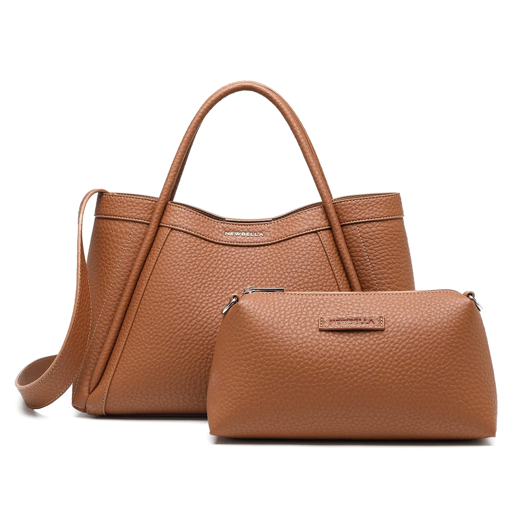 NEWBELLA Tote Bag for Women, Large Vegan Leather Hobo Bag with Shoulder Strap, Handbags &amp; Crossbody Bags for laptop