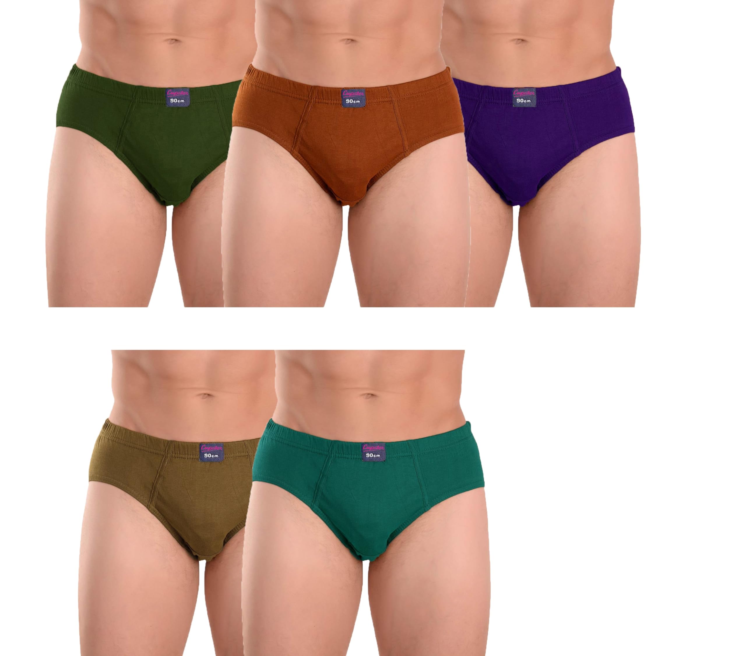 cupatex Mens Multicolour Cotton Underwear for Men Pack of 5-picture-13