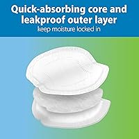 Vista 5 de Dr. Brown's Disposable One-Use Absorbent Breast Pads for Breastfeeding and Leaking - 60pk - Packaging May Vary