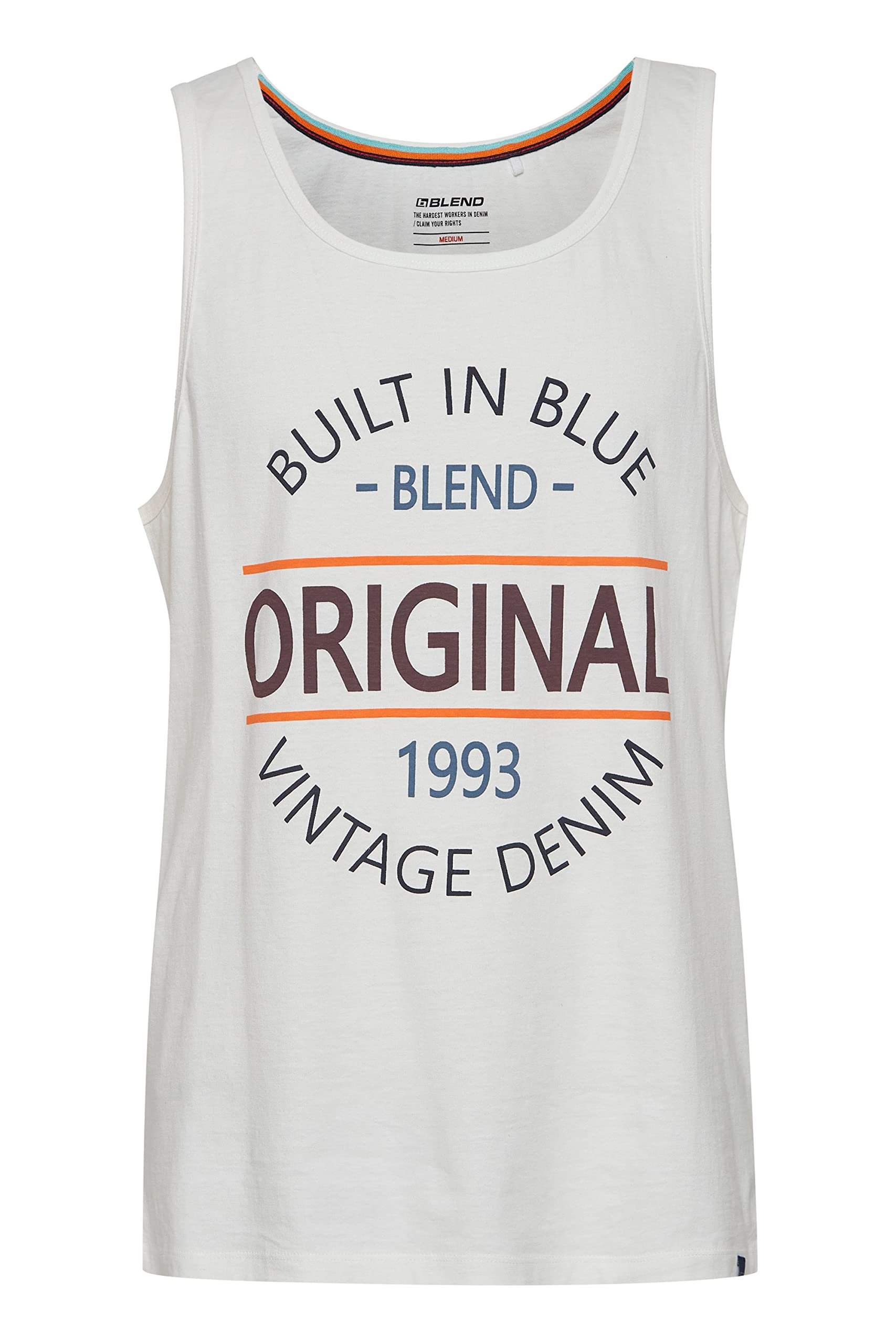 Blend BHAlvarez Tank Top Herren Basic Muskelshirt mit Rundhalsausschnitt