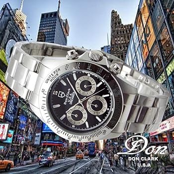 Amazon | ダンクラーク メンズ腕時計 クロノグラフ 日本製ムーブメント