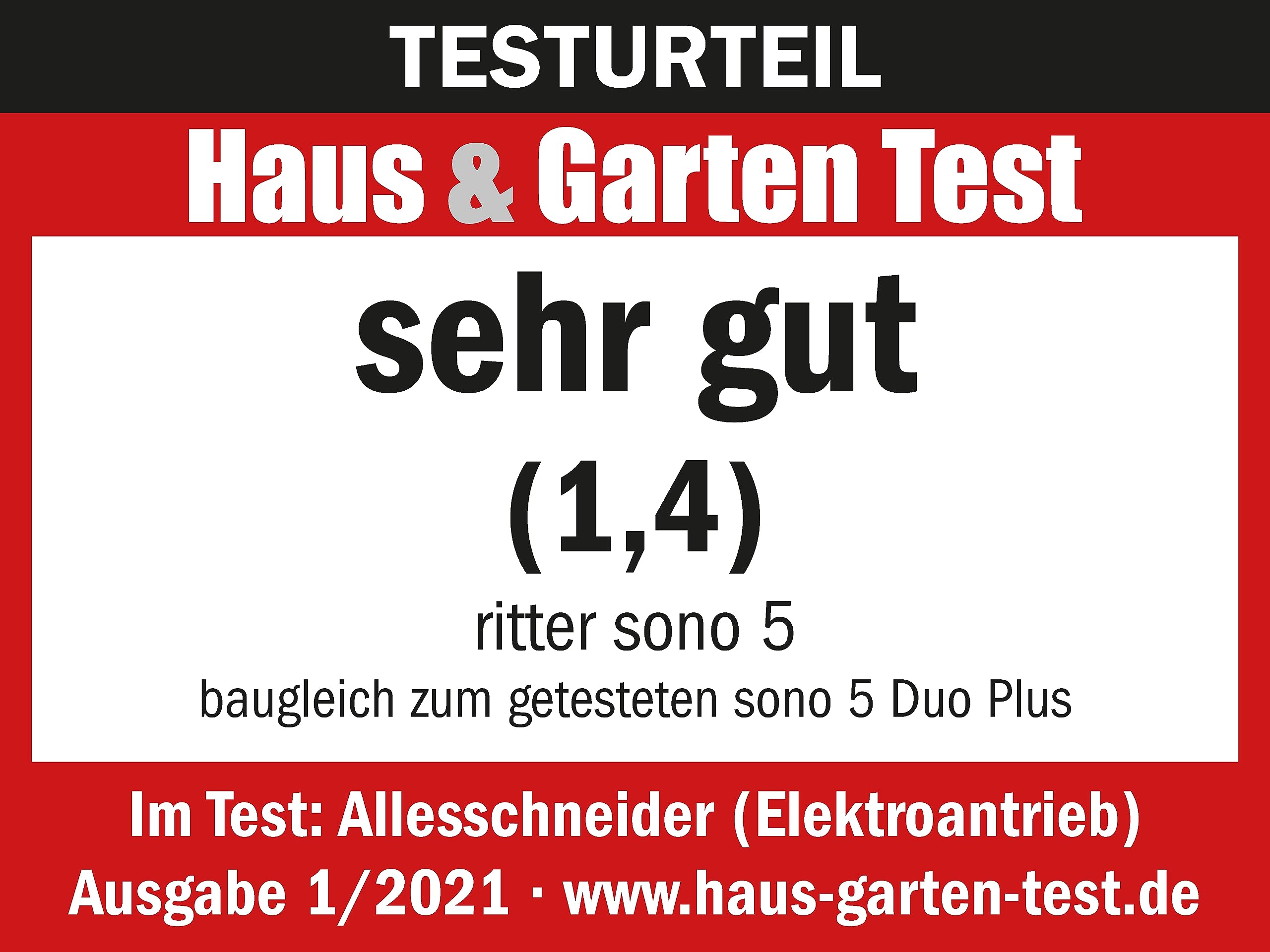 ritter Allesschneider sono 5, elektrischer Allesschneider mit ECO-Motor, made in Germany, Silbermetallic
