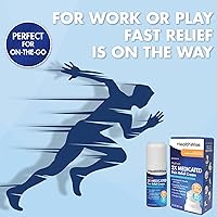 Vista 8 de HealthWise 2X Medicated Roll-On 10% Menthol + 20% Methyl Salicylate Pain Relief Cream 3 oz. 88.5 mL Quick-Dry Formula Immediate