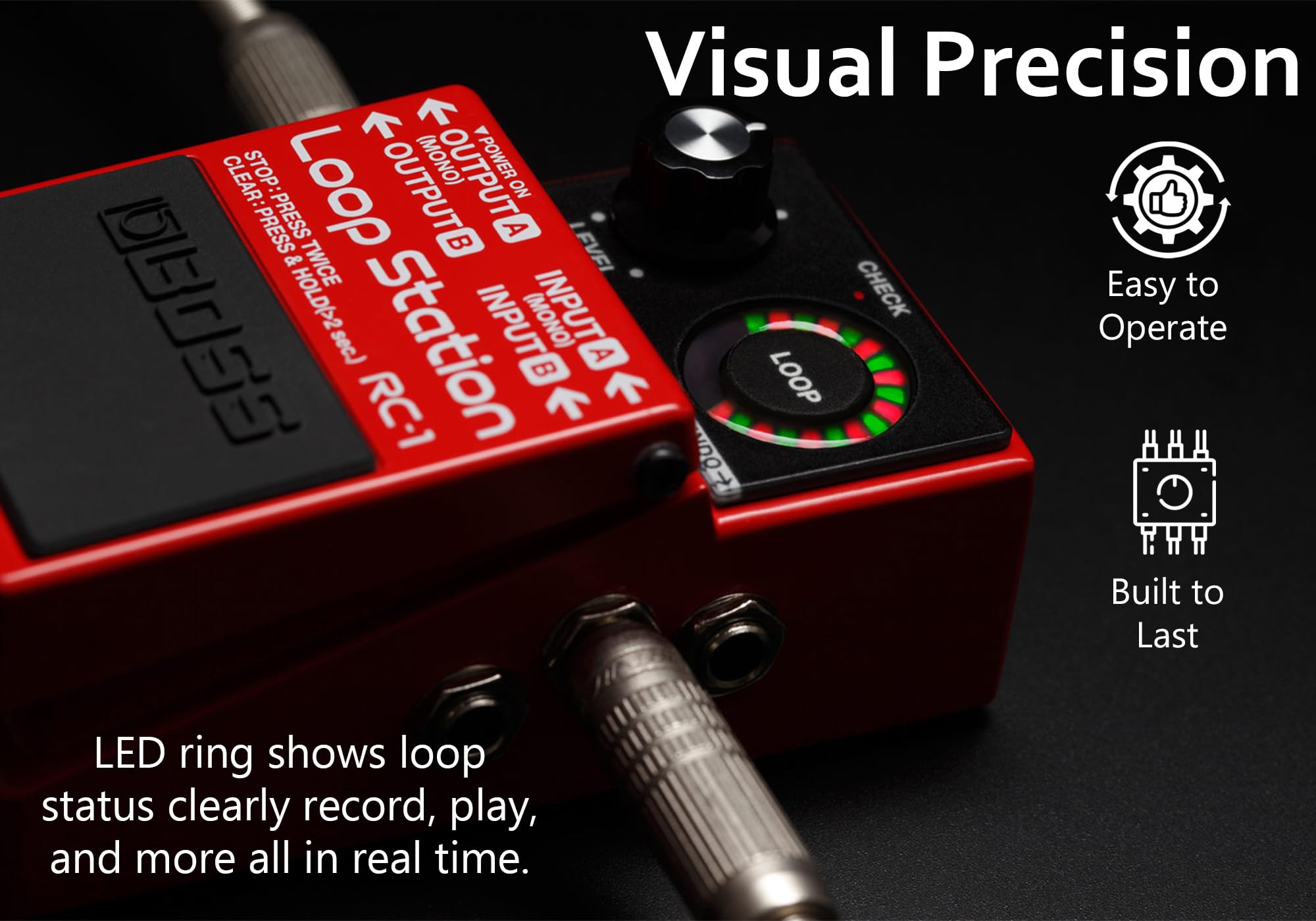 BOSS RC-1 Loop Station ループステーション フルセット Amazon.com: Boss RC-1 Loop Station Bundle with Gearlux Power