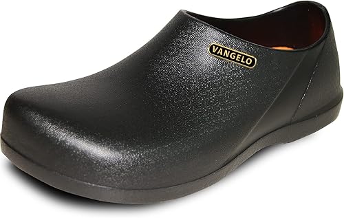VANGELO Zuecos profesionales antideslizantes para mujer, zapatos de trabajo, zapatos de enfermera, zapatos de chef, negro, blanco, lima, multicolor,