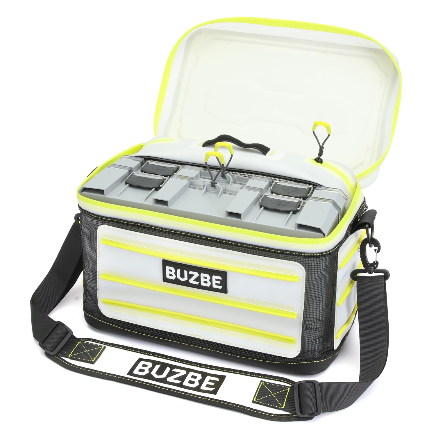 BUZBE Swarm Breeze 28 - Breathable Modular Tackle Bag with Basic Boxes and Quik Qube Breeze