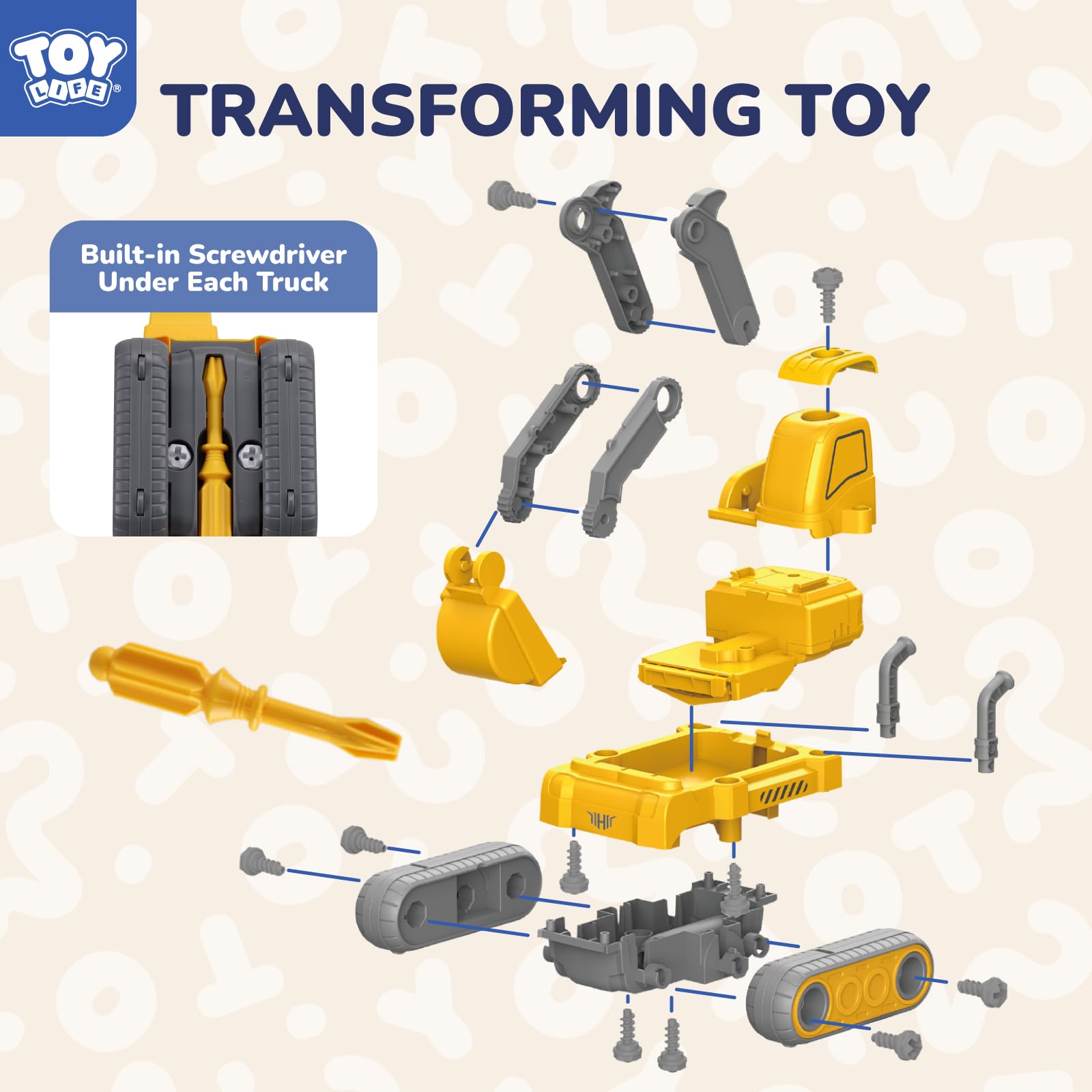 Amazon.co.jp: TOY Life おもちゃ 3歳 4歳 5歳 6歳 7歳 男の子 建設