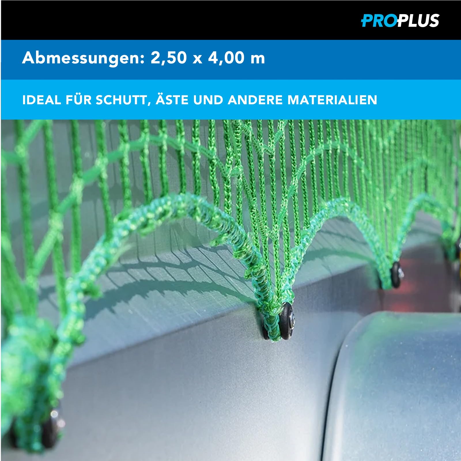 Anhängernetz Ladungssicherungsnetz Abdecknetz 2,5 x 4,0