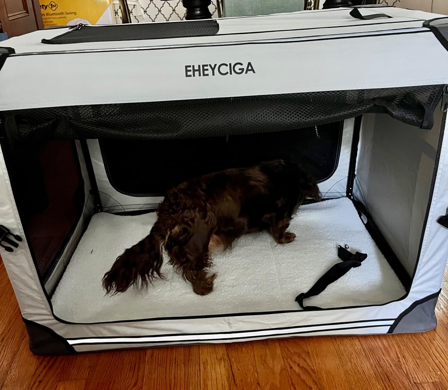 Eheyciga Portable Large Dog Travel Crate Travel Dog Crate EHEYCIGA