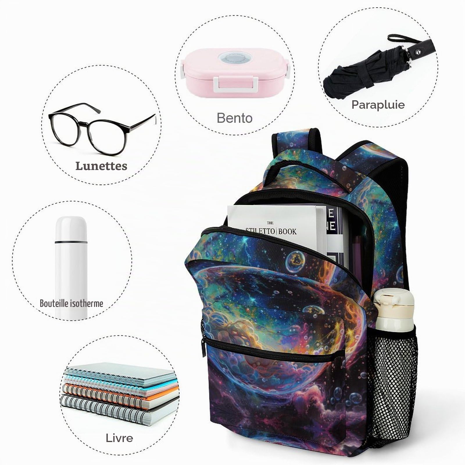 Sac A Dos Pour Garçon beau papillon Cartables Enfants Animaux Sacs D'école Sac De Voyage Sac Scolaire Pour Enfants, Garçons Filles Adolescents