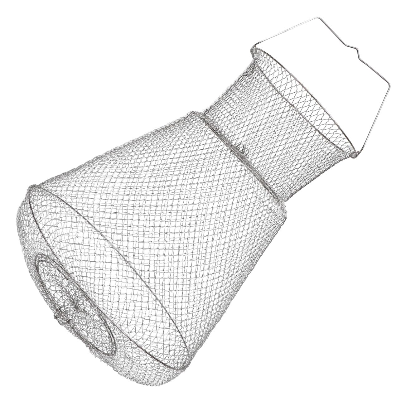 YARNOW Bolsa de Acero Inoxidable para Pesca en Agua y Salada, Canasta Plegable Fácil de Doblar y Resistente, Protector Robusto para Peces y Cangrejos