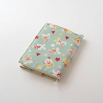 tomonao①ブックカバー TTC 布のブックカバー タコと青海波 SBC017-05 1個（直送品