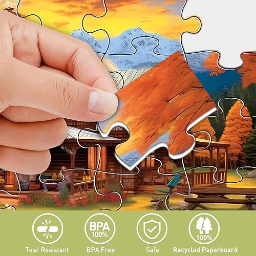 Miniatura 3 de Paquete de 6 rompecabezas de 36 piezas grandes para personas mayores, rompecabezas de demencia, productos de Alzheimer, actividades para adultos