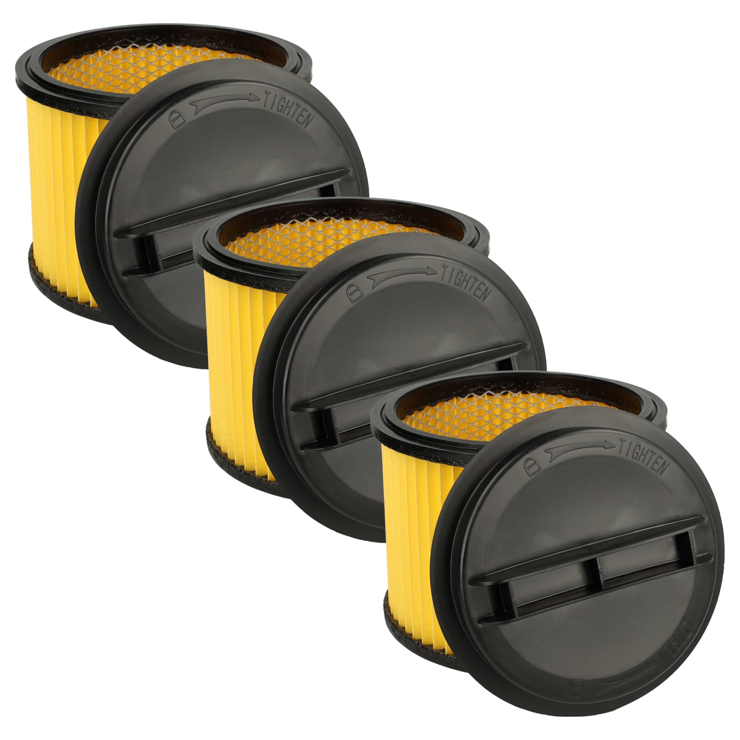vhbw 3x Faltenfilter kompatibel mit Einhell TE-VC 2230 SA