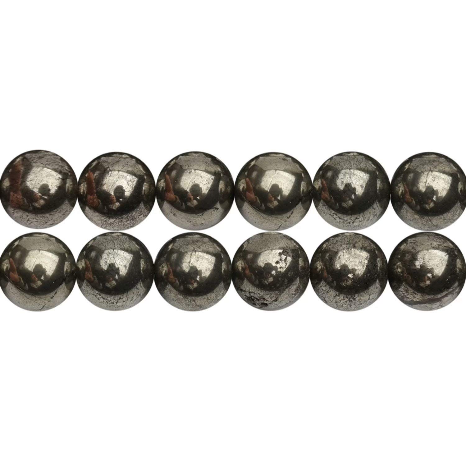 Echte Pyrit-Edelsteinperlen – 4 Mm Würfel, Mehrfarbig, 39,4 Cm Strang, Für Schmuckherstellung