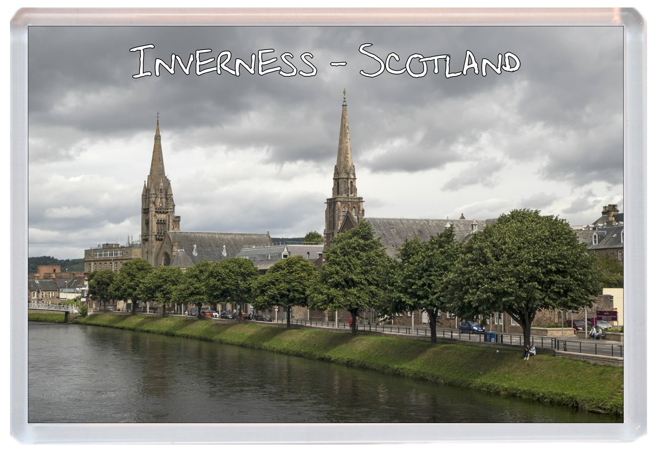 Inverness - Scotland - Jumbo Fridge Magnet ID161