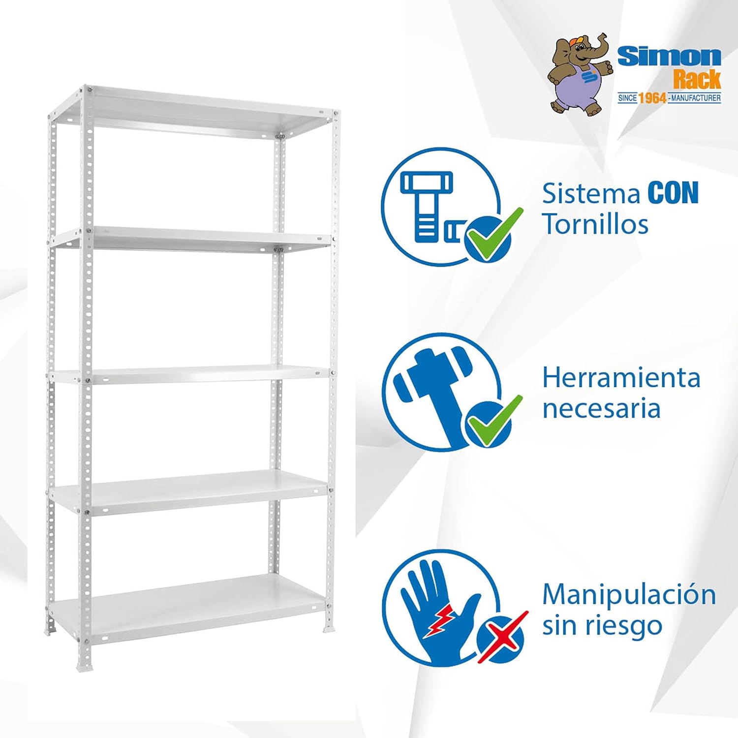 Image showing a wrench and hammer, indicating tools needed for assembly