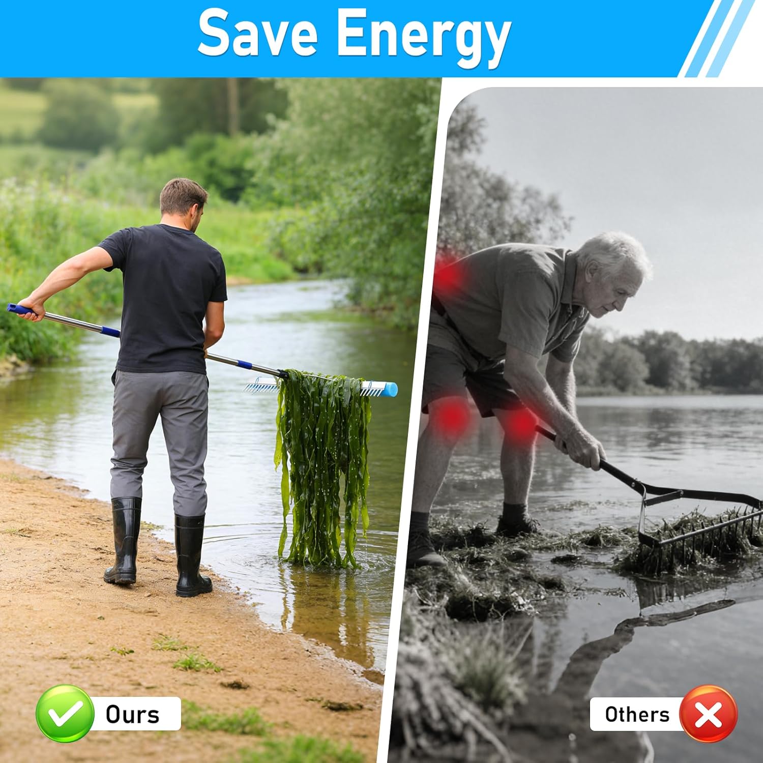 90" Landscaping Rake